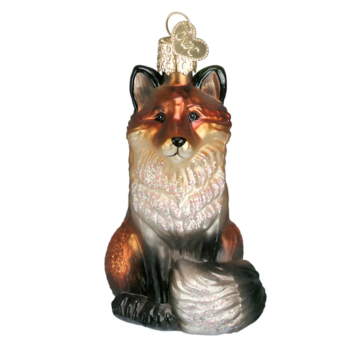 Christmas fox ornament