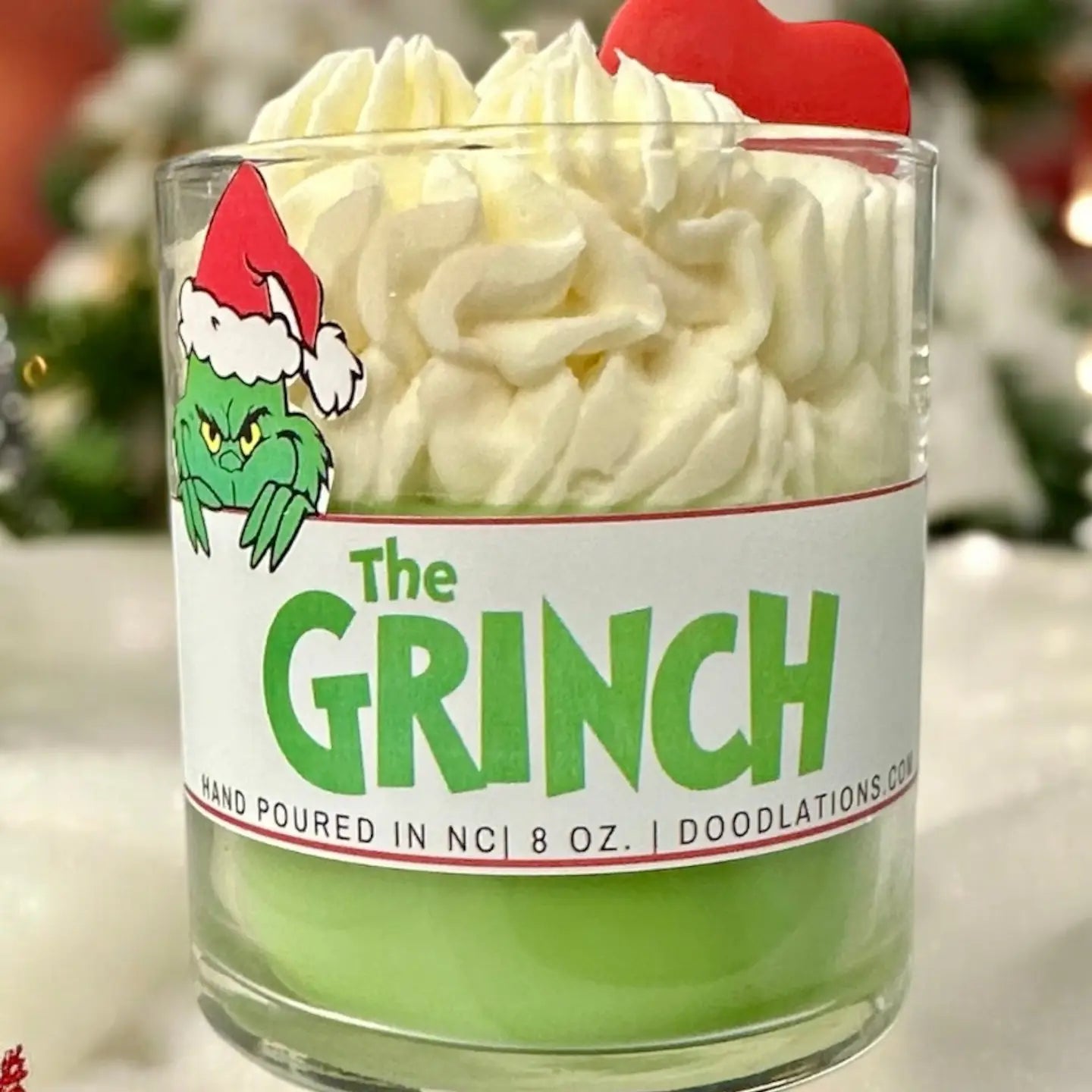 Grinch Candle
