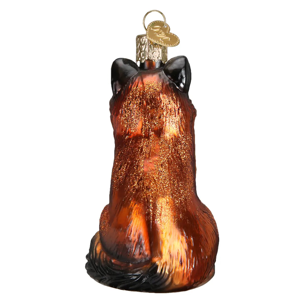 Christmas fox ornament