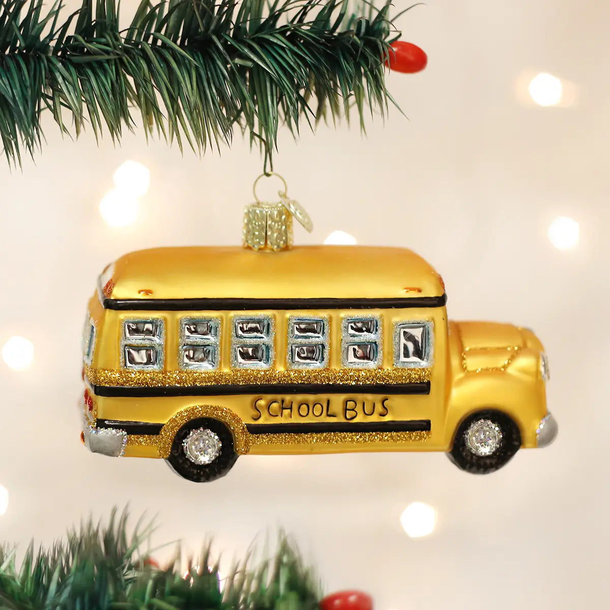 School bus ornament