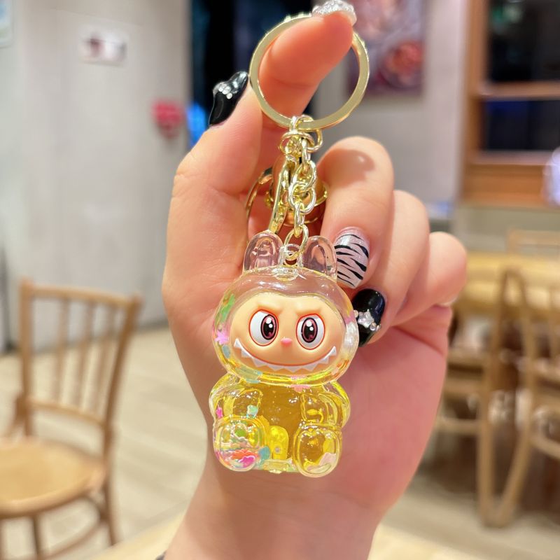 Labubu resin keychains