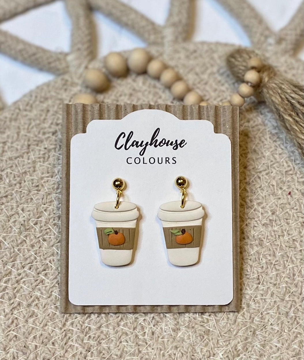Coffee Earrings