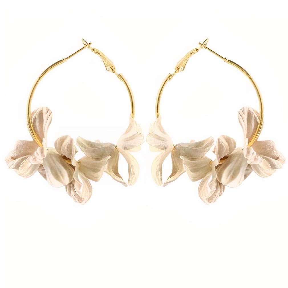 Aussie -White Earrings