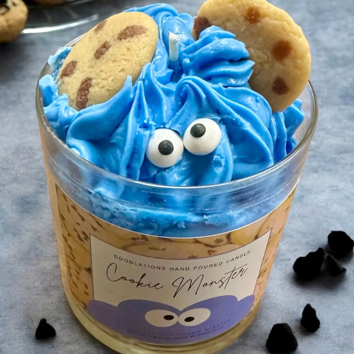 Cookie Monster Candle