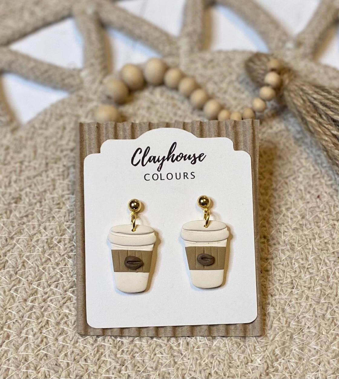 Coffee Earrings