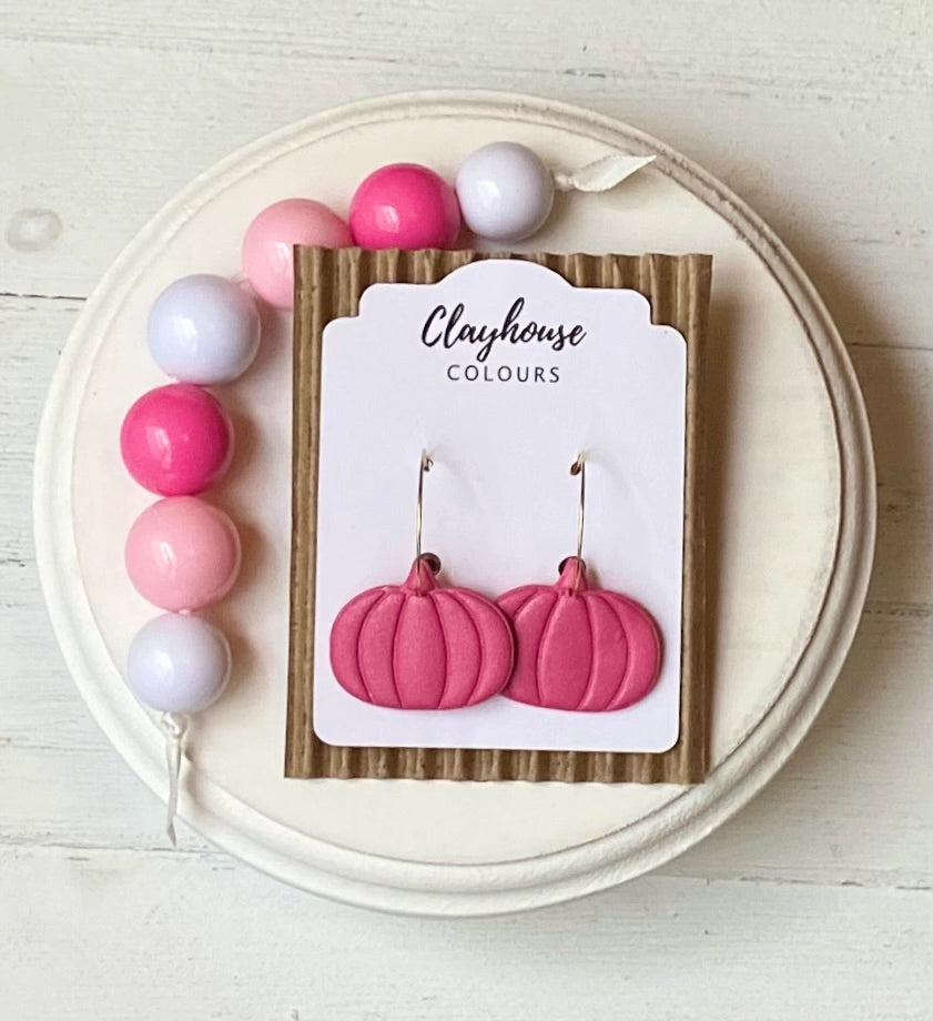 Halloween earrings pink inspired