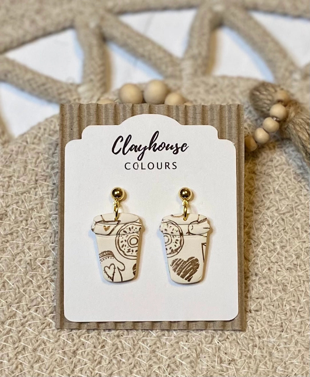 Coffee Earrings