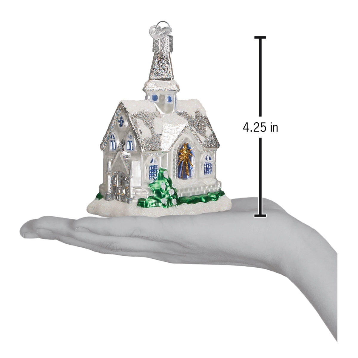 church Christmas ornament