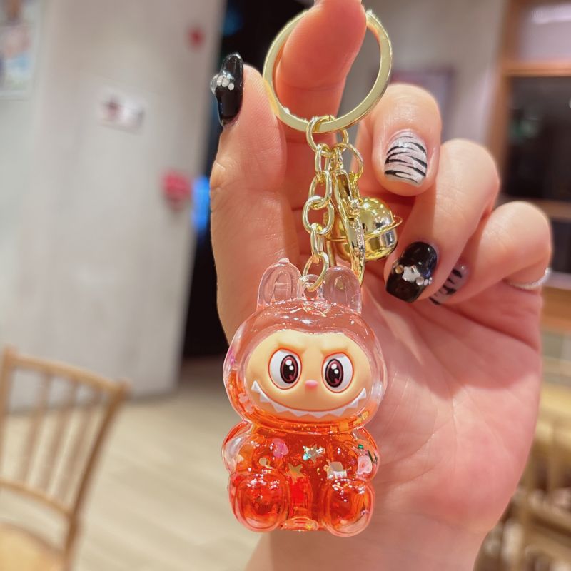 Labubu resin keychains