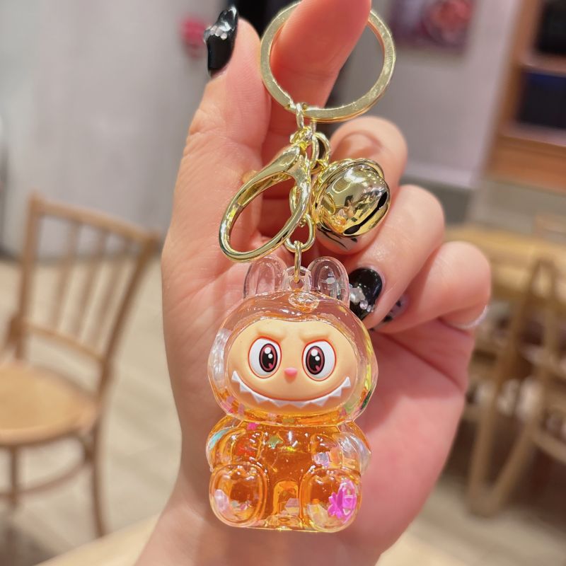 Labubu resin keychains