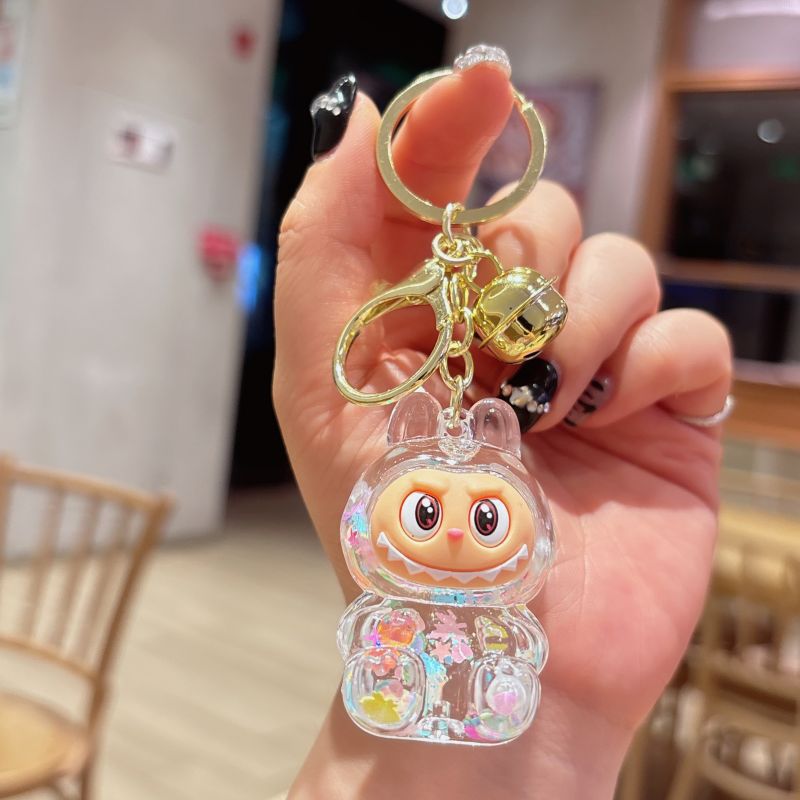 Labubu resin keychains