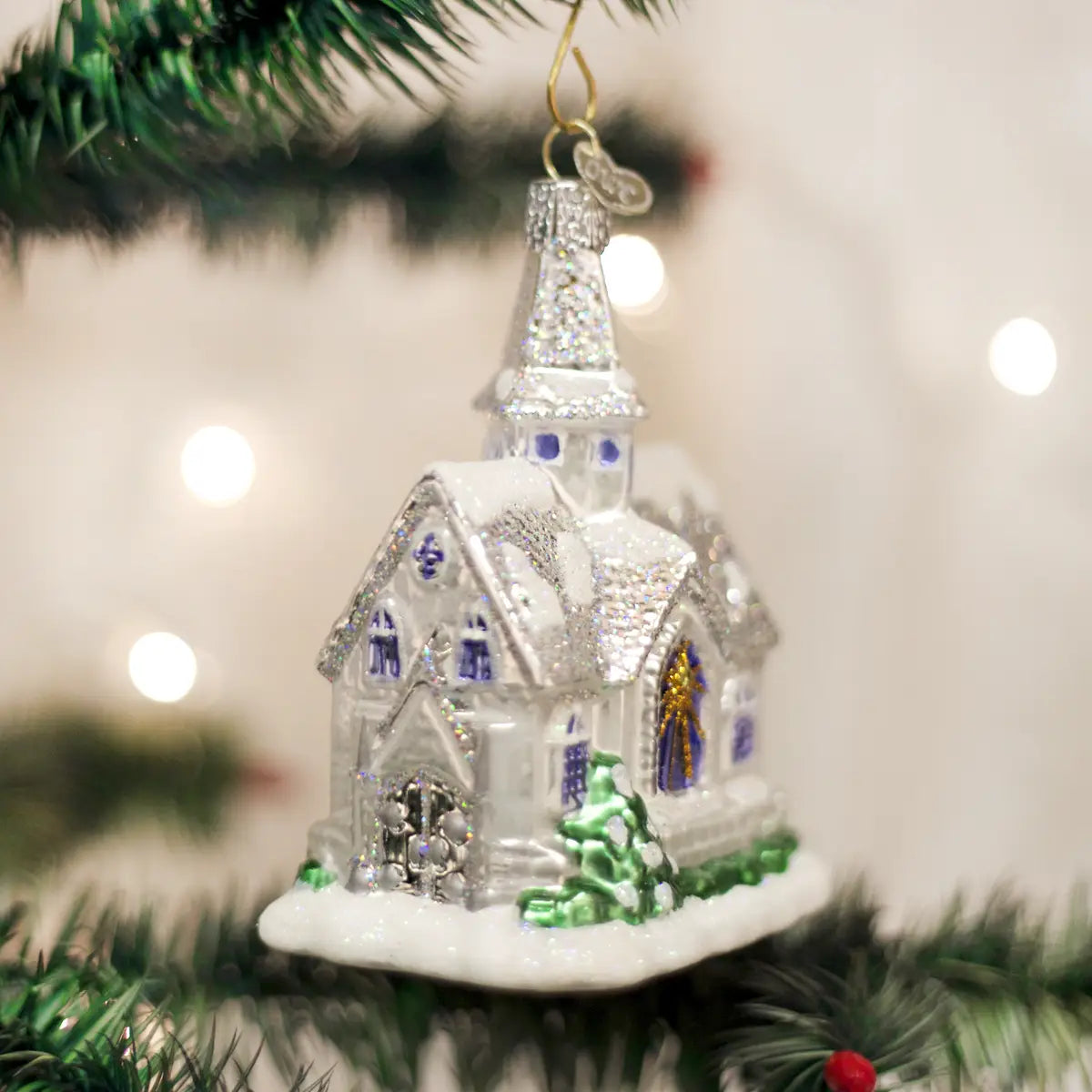 church Christmas ornament