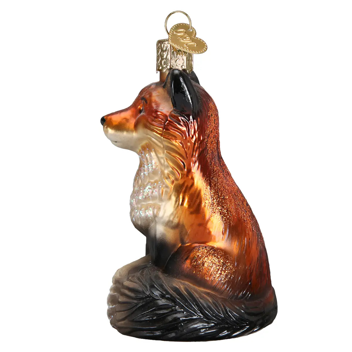 Christmas fox ornament
