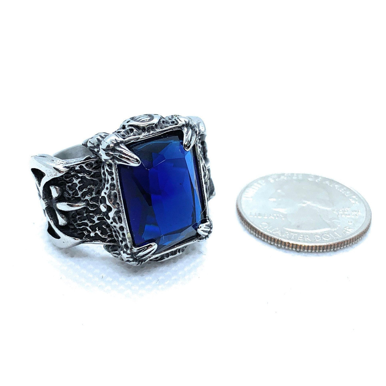 The BLOOD TEMPLARS' BLUE RING - an Emblem of Authority and Power (#464BLUE)