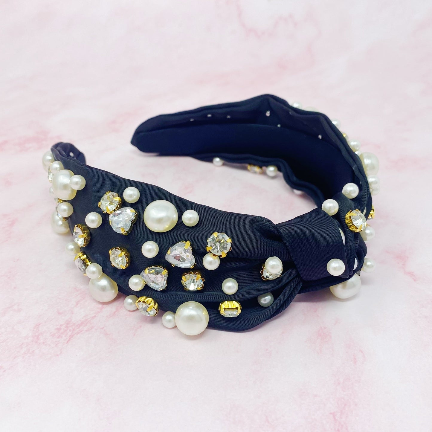 My Winslet Jeweled Satin Headband
