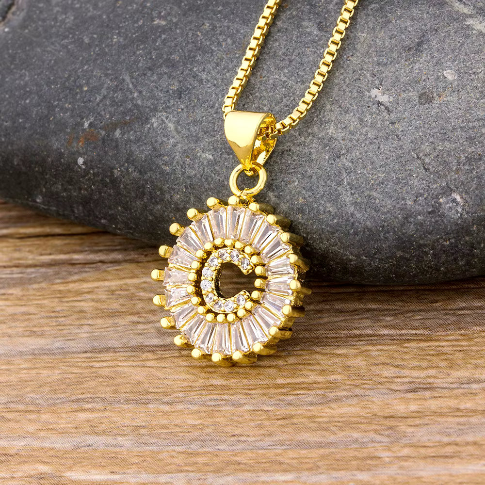 Letter necklaces