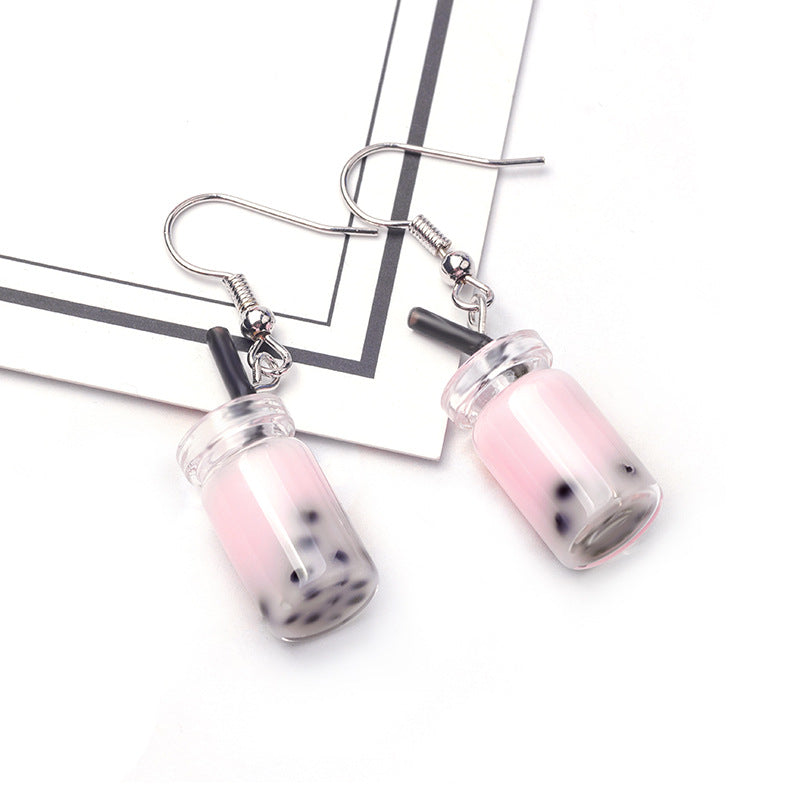 Boba Tea earrings