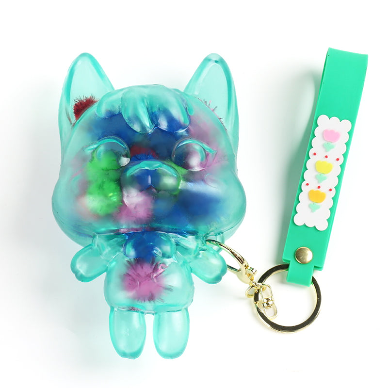 Squishy cat keychain