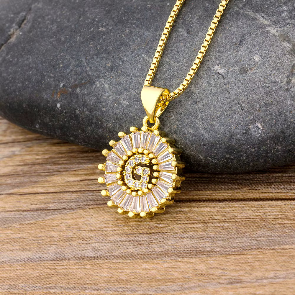 Letter necklaces