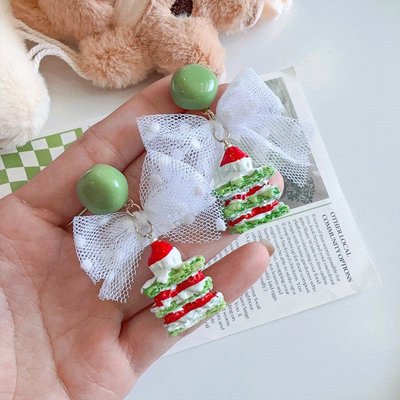 Cake earrings