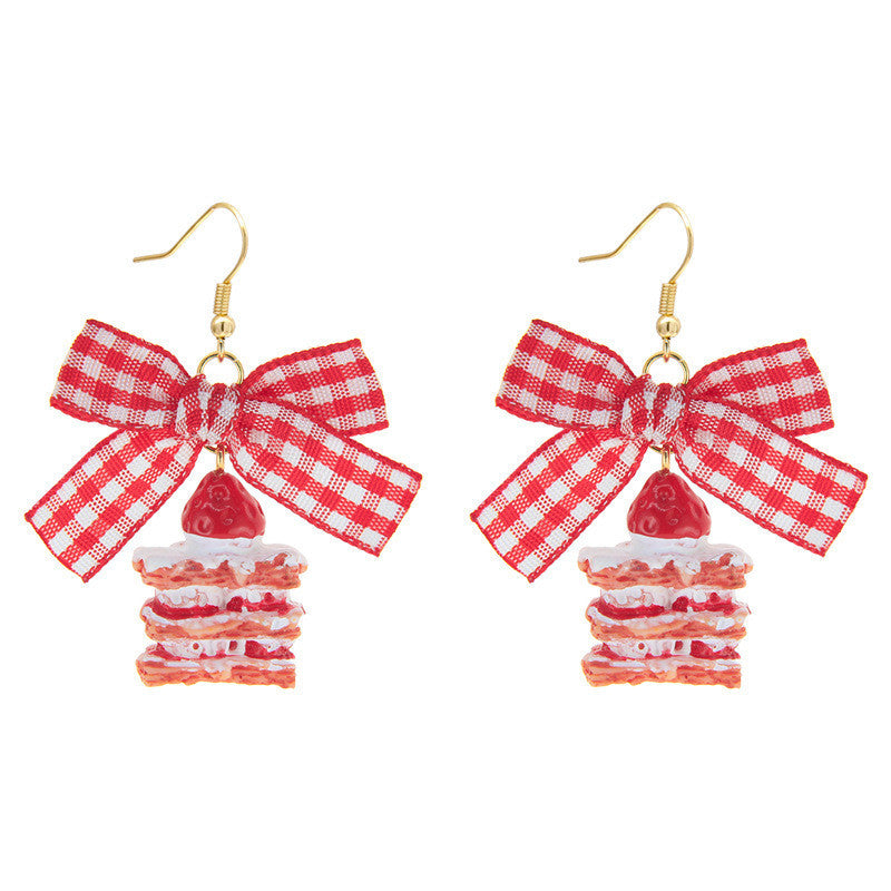 Cake earrings