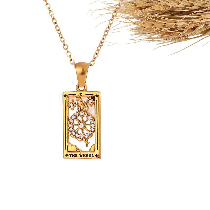 Tarot card necklaces