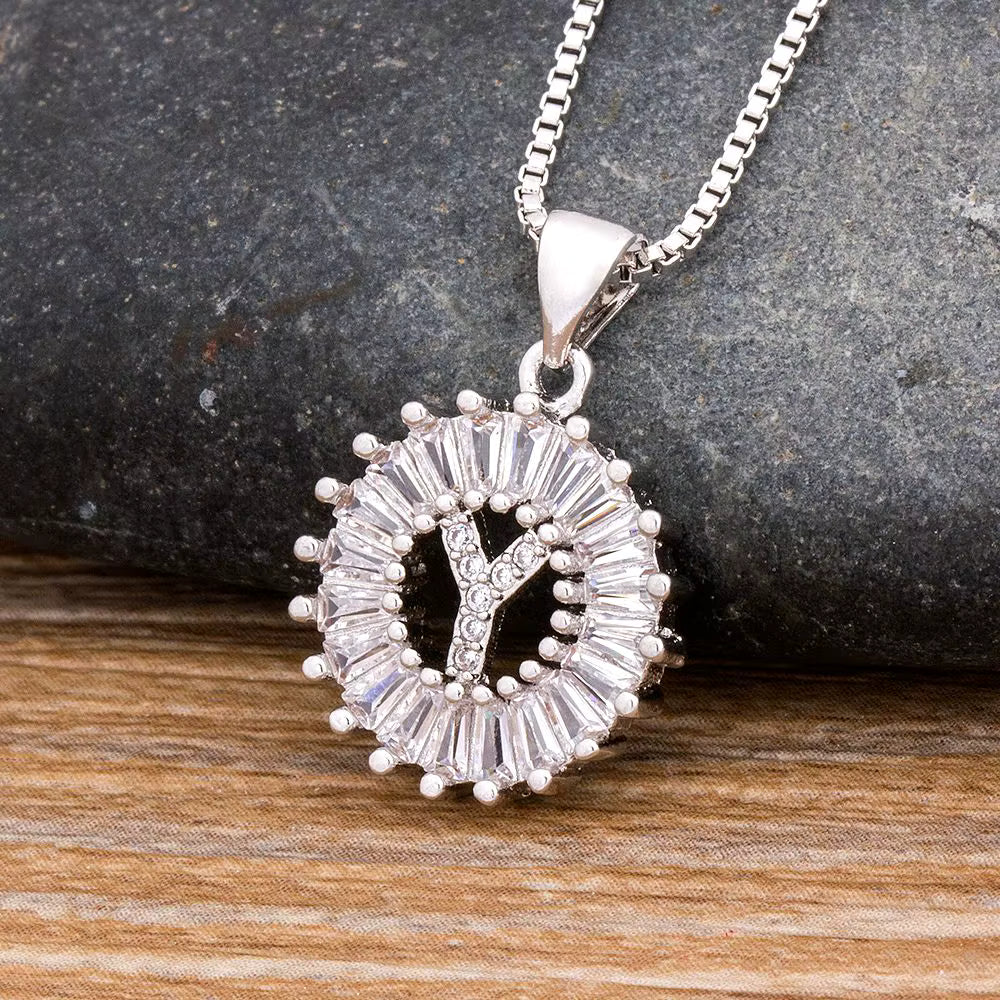 Letter necklaces