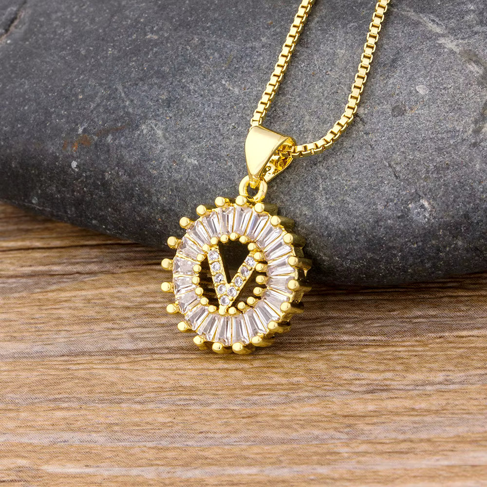 Letter necklaces