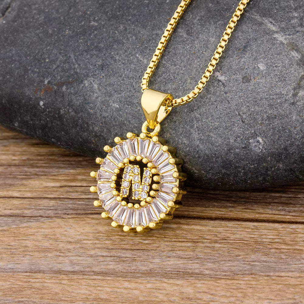 Letter necklaces