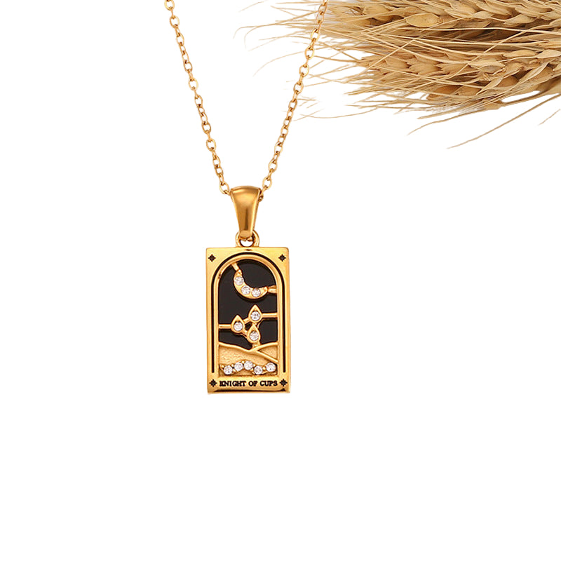 Tarot card necklaces