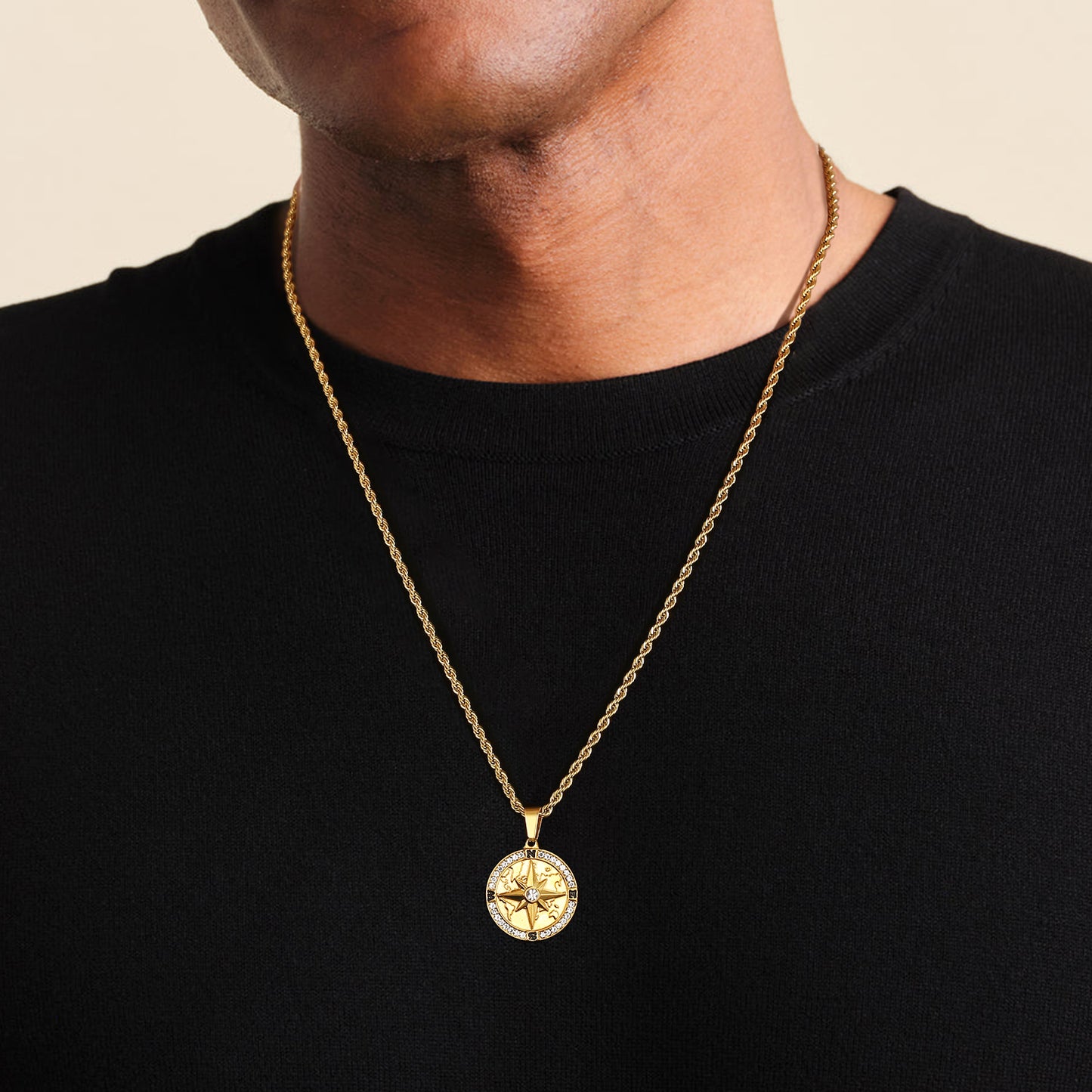 Compass necklace