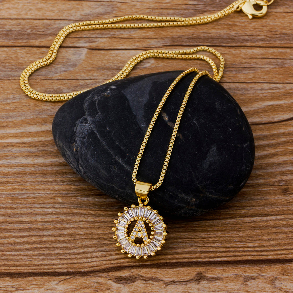 Letter necklaces