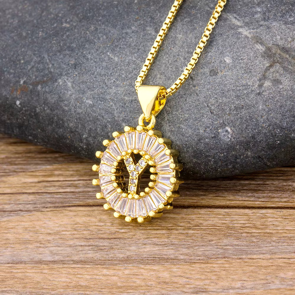 Letter necklaces