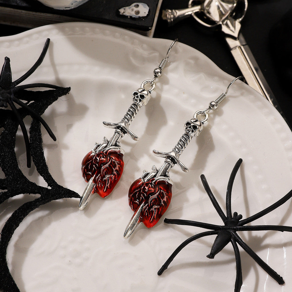 Halloween gruel earrings
