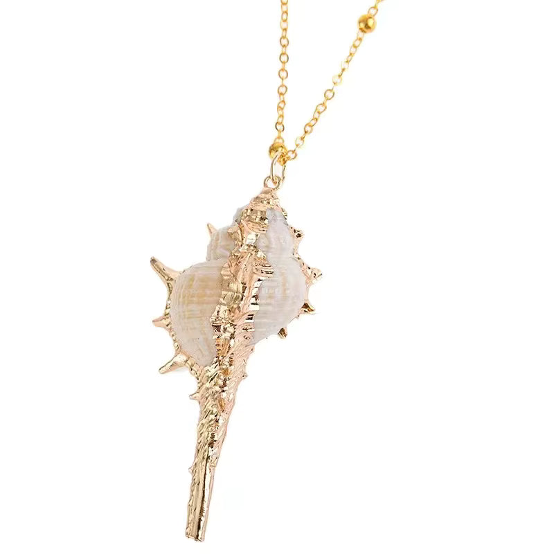 Seashell necklaces