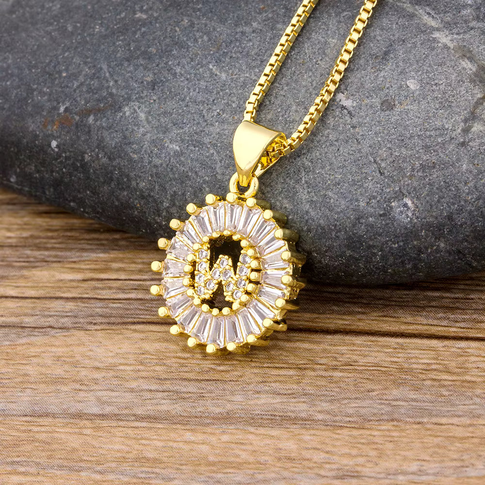 Letter necklaces