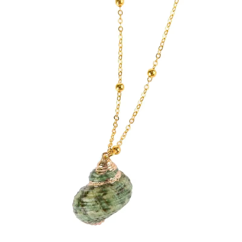 Seashell necklaces
