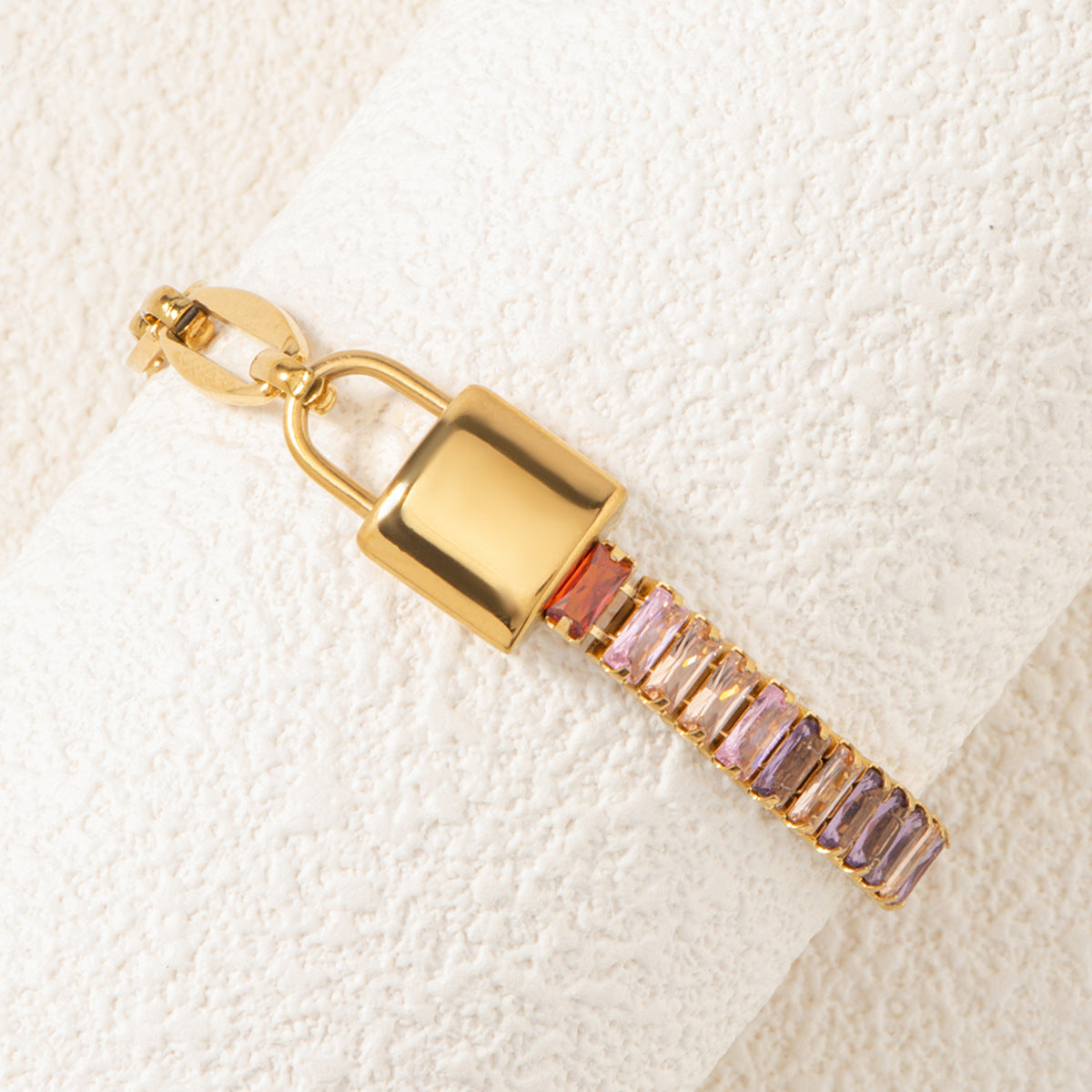 Multicolored gemstone bracelet