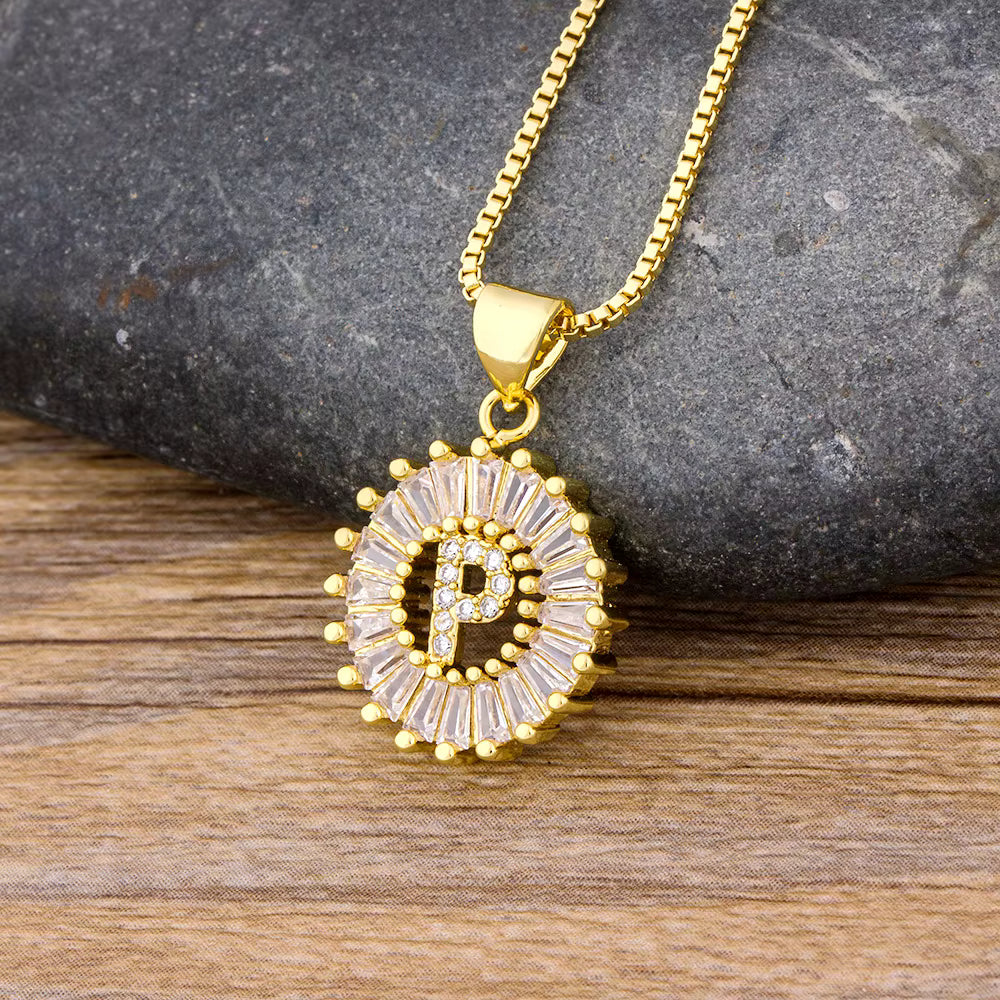 Letter necklaces