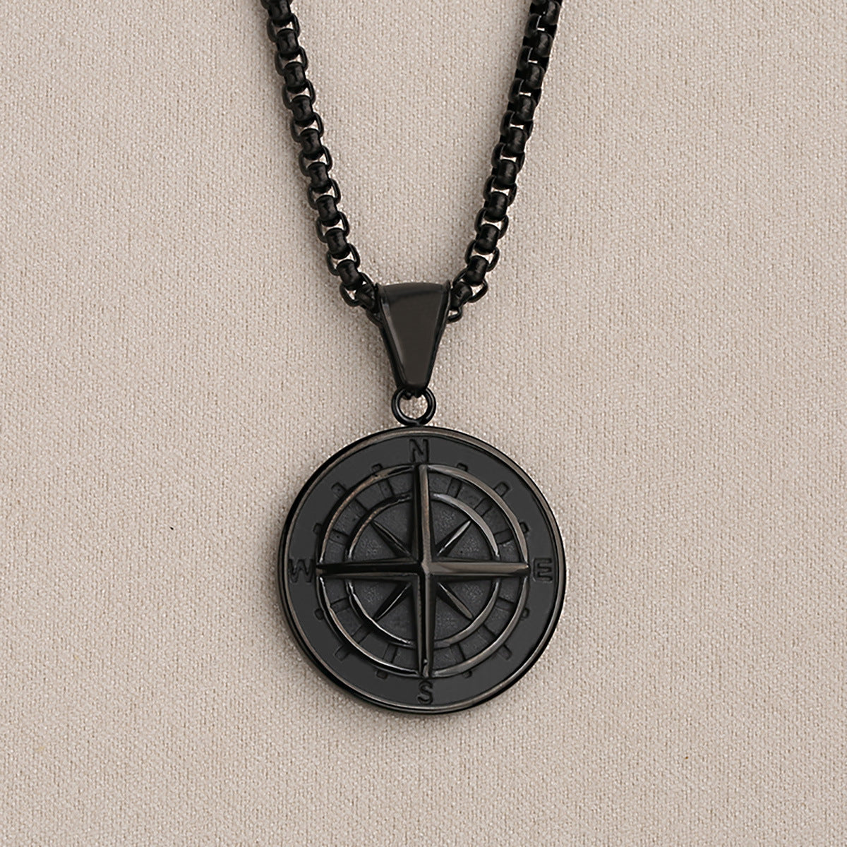 Compass pendant necklaces