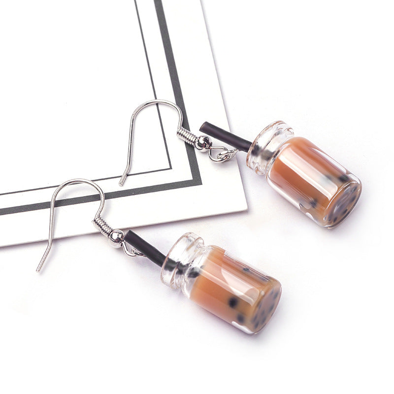 Boba Tea earrings
