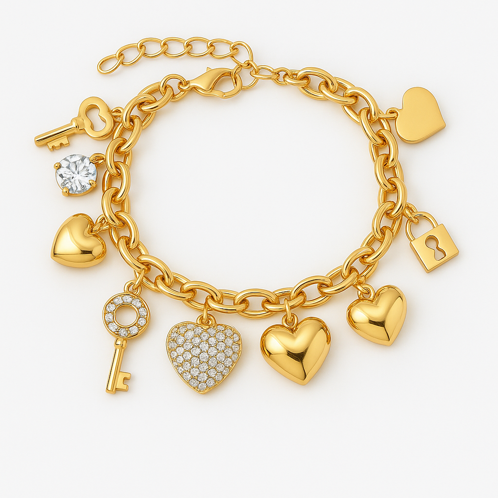 Love charm bracelet