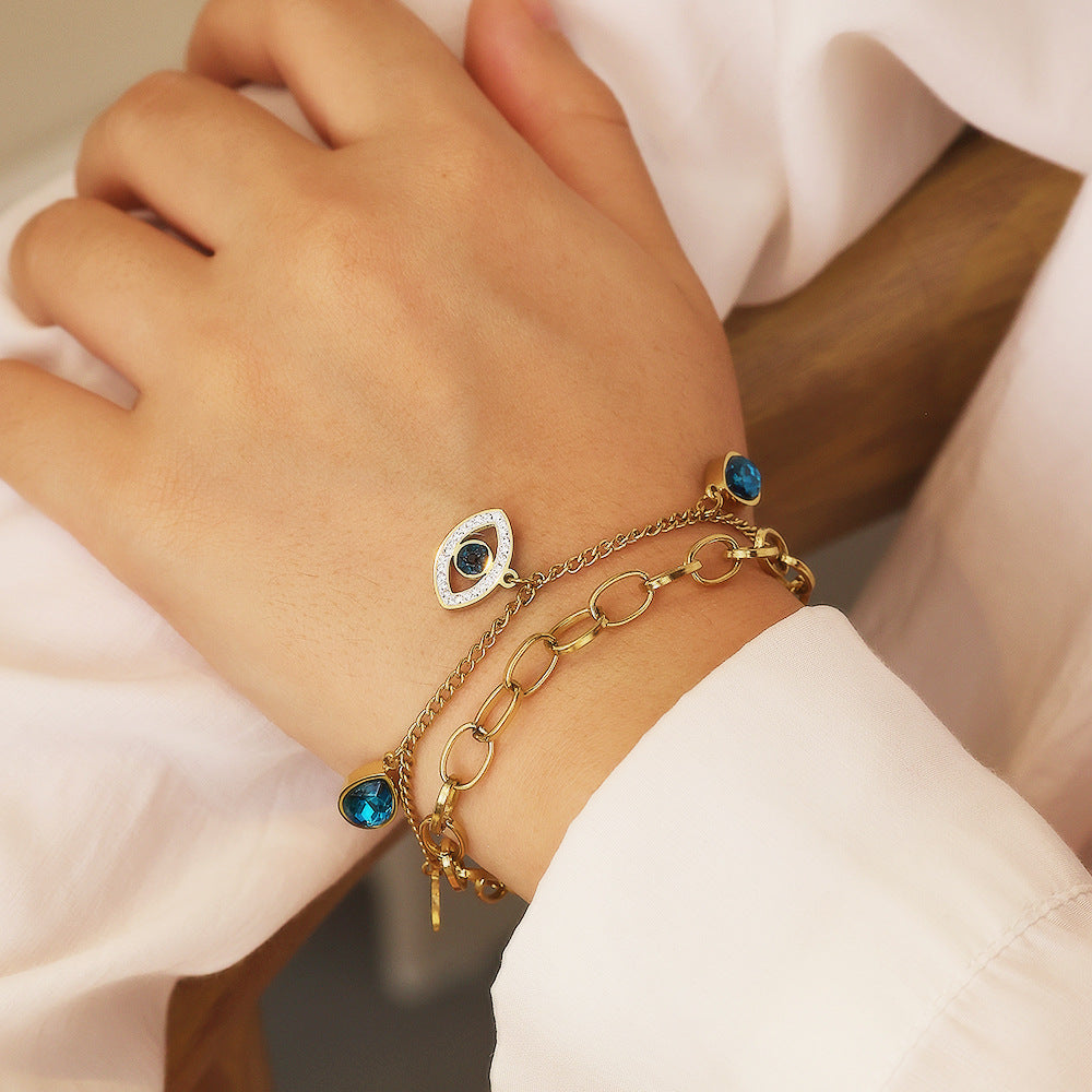 Evil eye bracelet