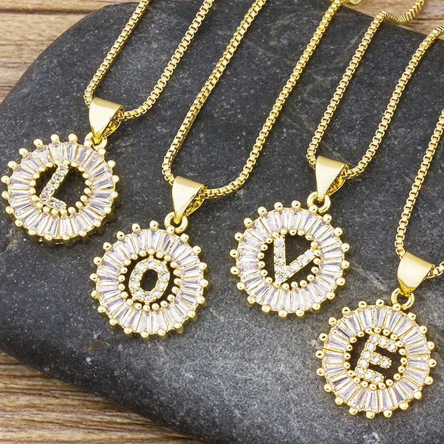 Letter necklaces