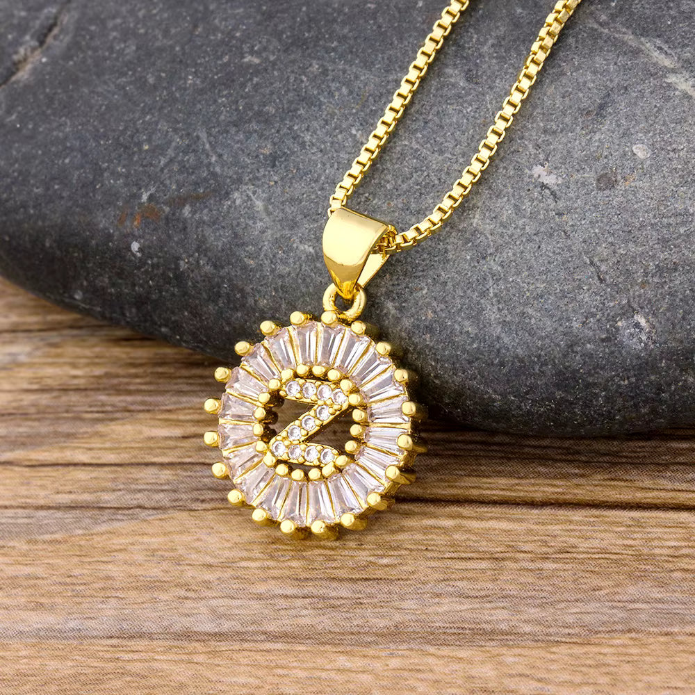 Letter necklaces