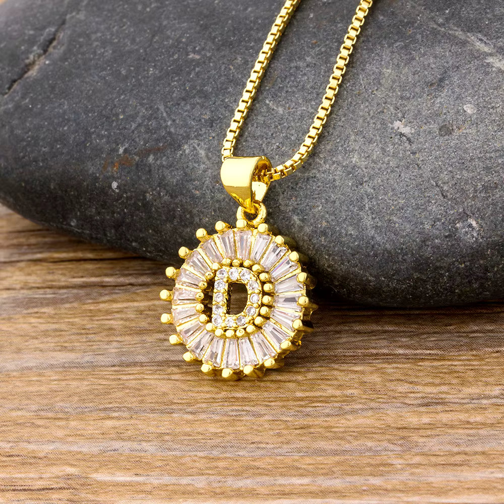 Letter necklaces