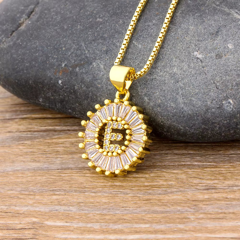 Letter necklaces