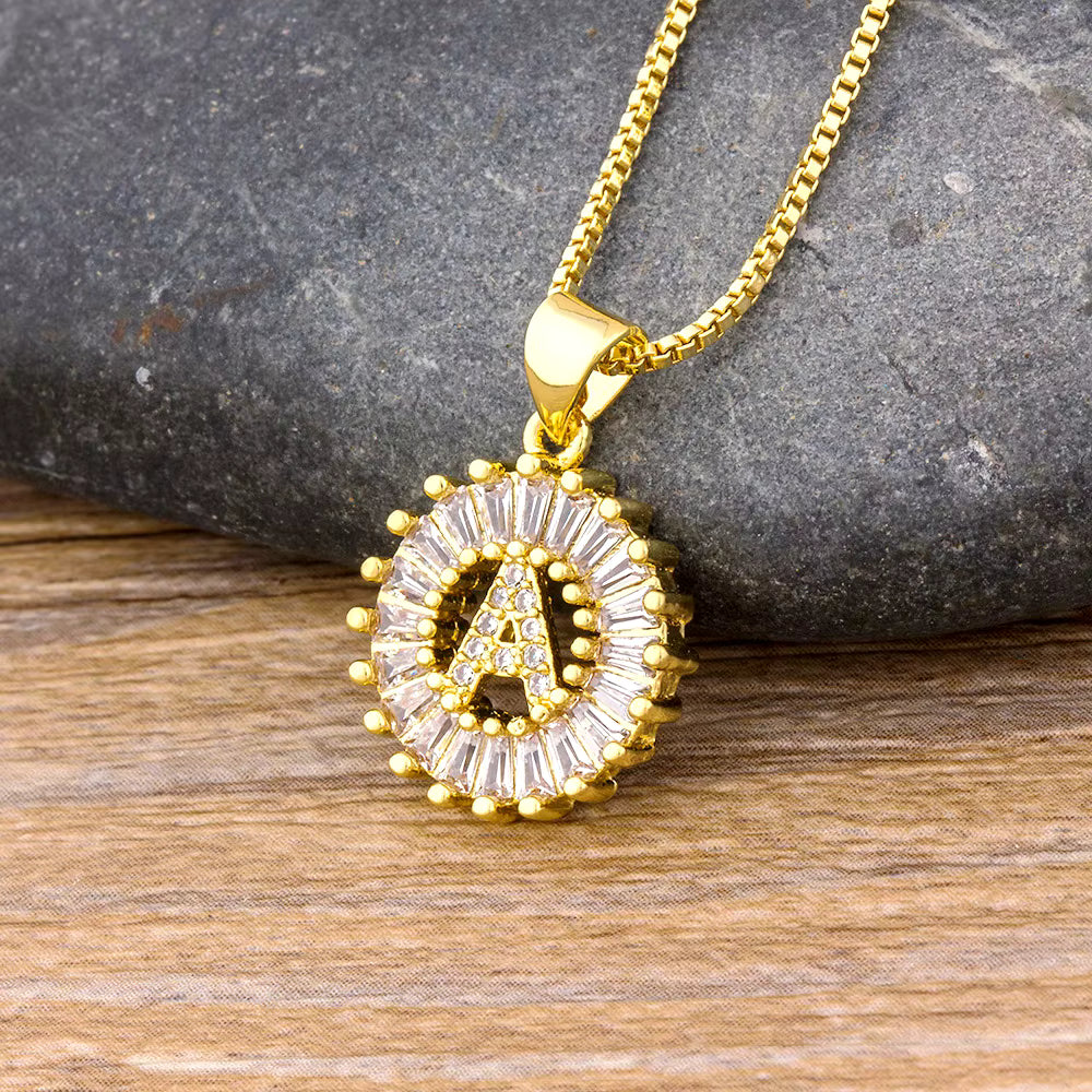 Letter necklaces