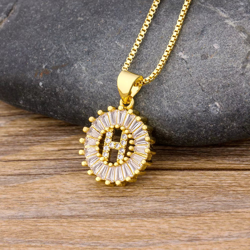 Letter necklaces