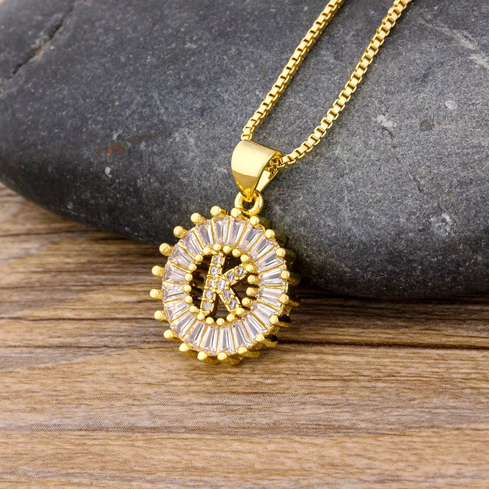 Letter necklaces